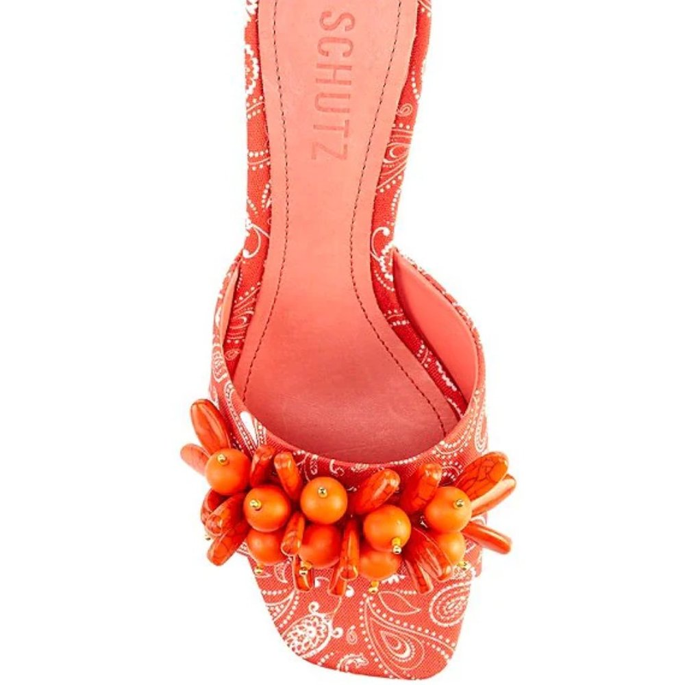 Schutz Leather Sandals - Picture 3 of 5